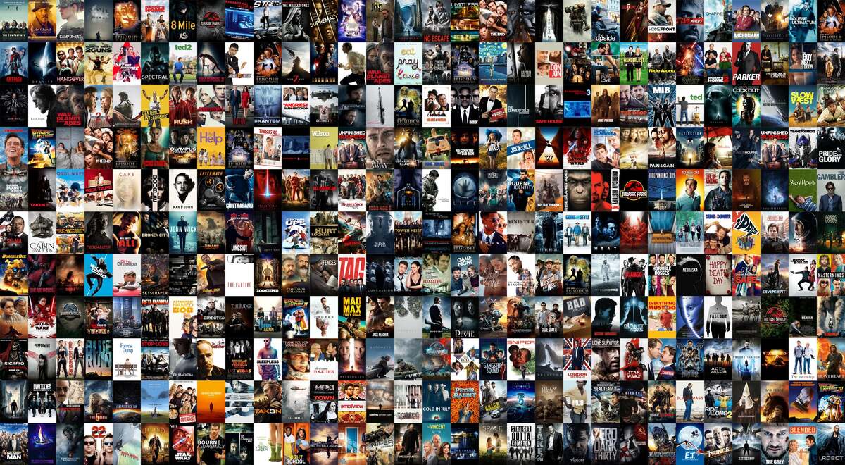 Top Most Popular Movies Collage of Best Most Popular Movies of all Time
