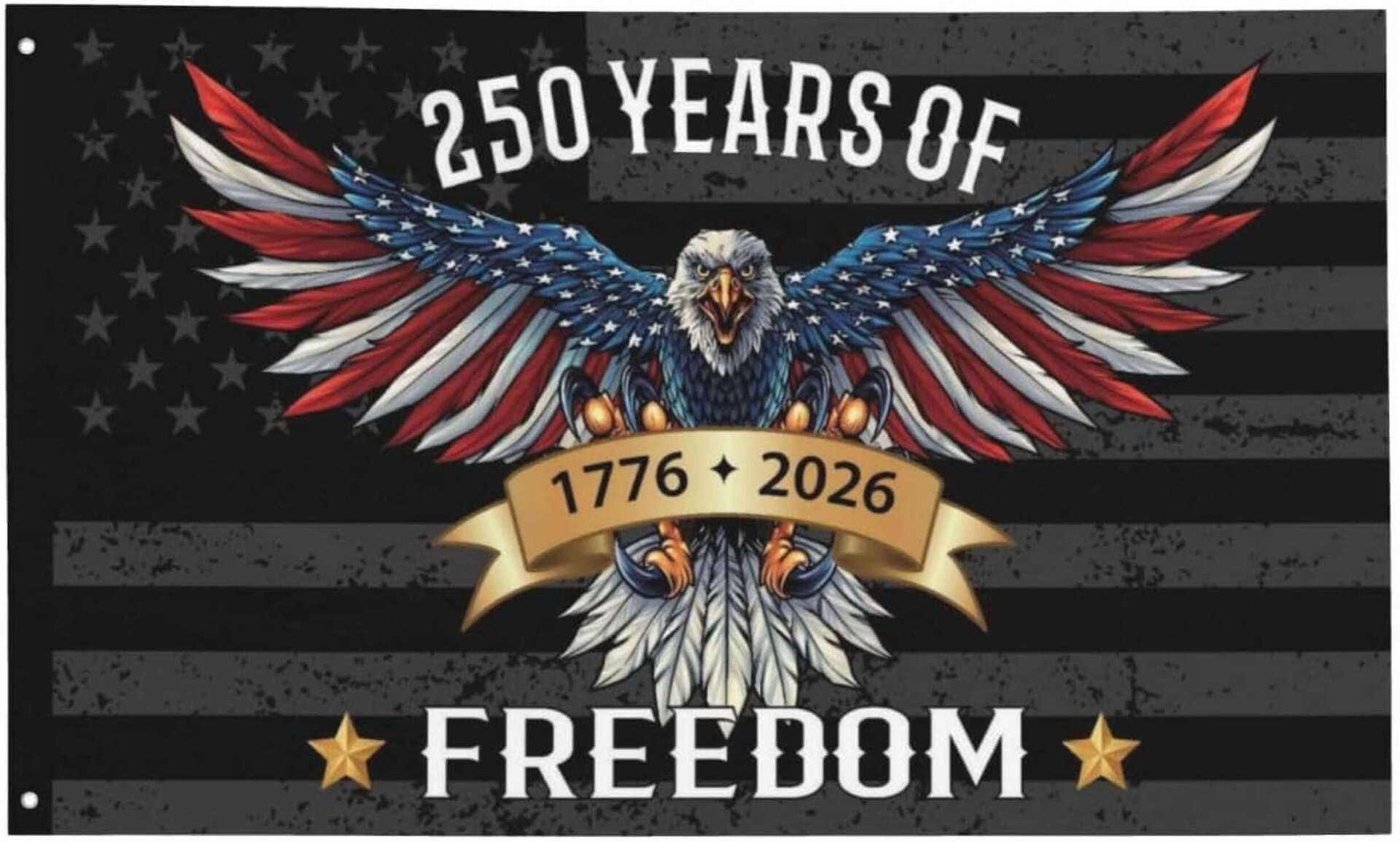 USA Independence Day & America's 250th Aniversary of Unity, Liberty, Democracy, Freedom Celebration