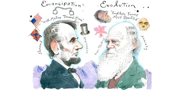 Two Giants Born Charles Darwin and Abraham Lincoln: Evolution and Emacipation