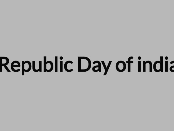 Things About Republic Day of India