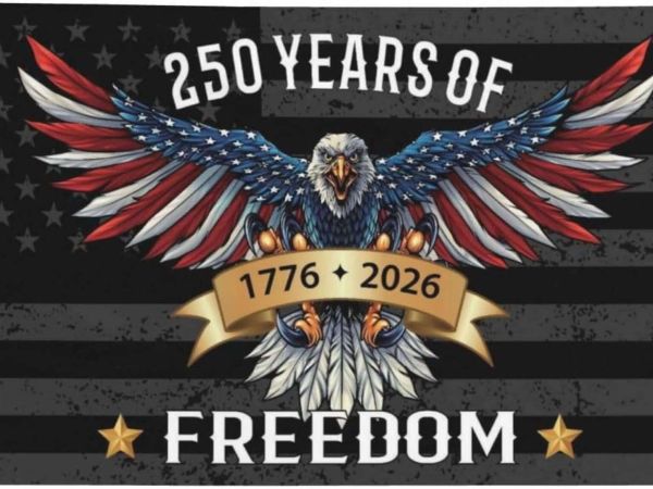 USA Independence Day & America's 250th Aniversary of Unity, Liberty, Democracy, Freedom Celebration
